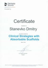 Сертификат (2023.03.25): Lecture and Hands-on: Clinical Strategies with Absorbable Scaffolds